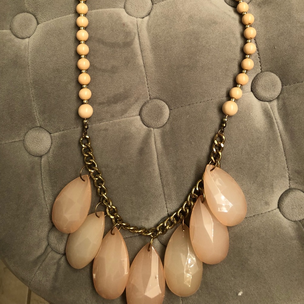 Pastel long bib Necklace